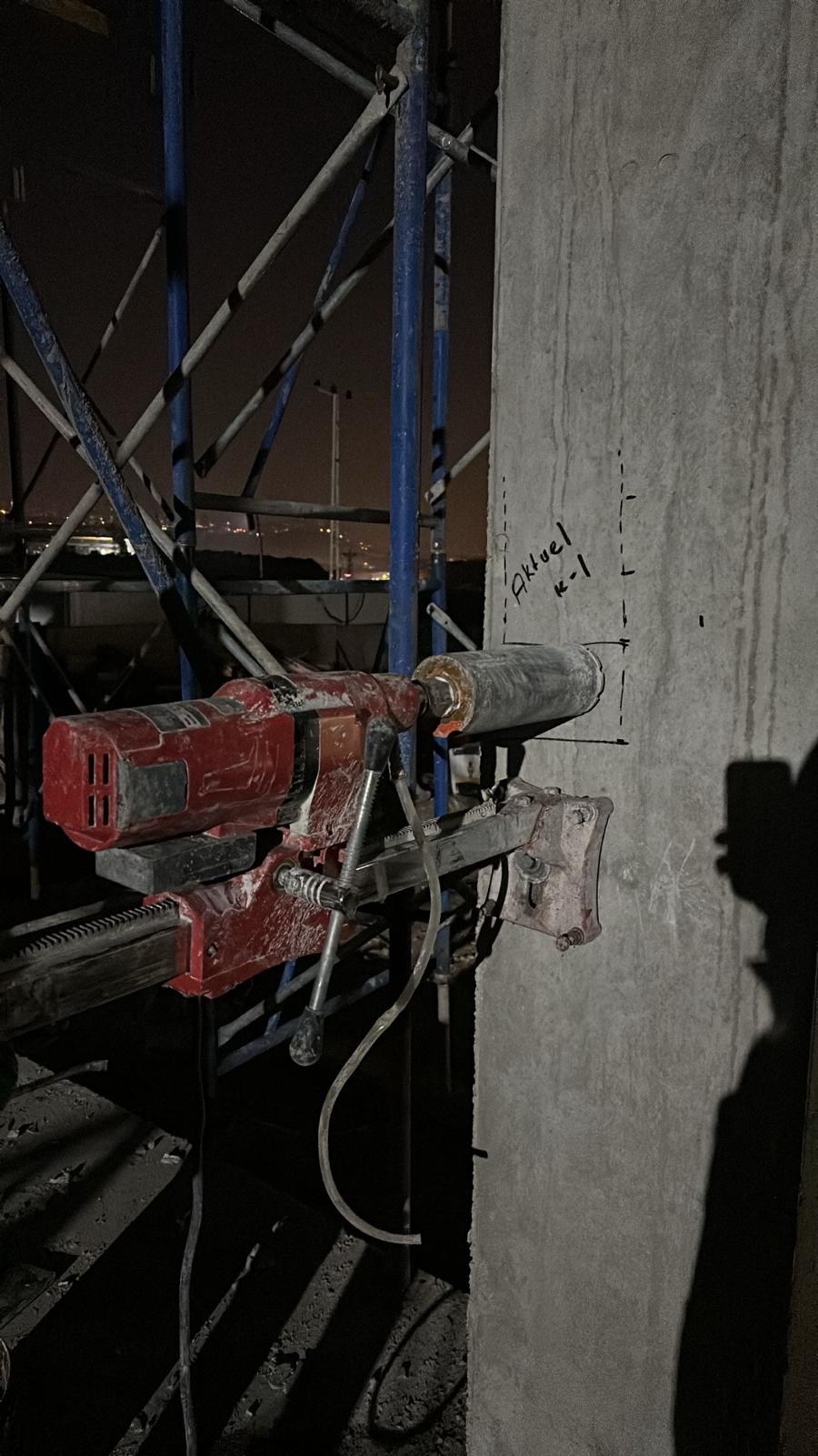 ÜÇLER KAROT SAHADA İŞ BAŞINDA